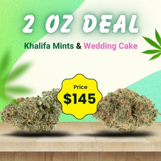2 Oz Deal Khalifa Mints + Wedding Cake